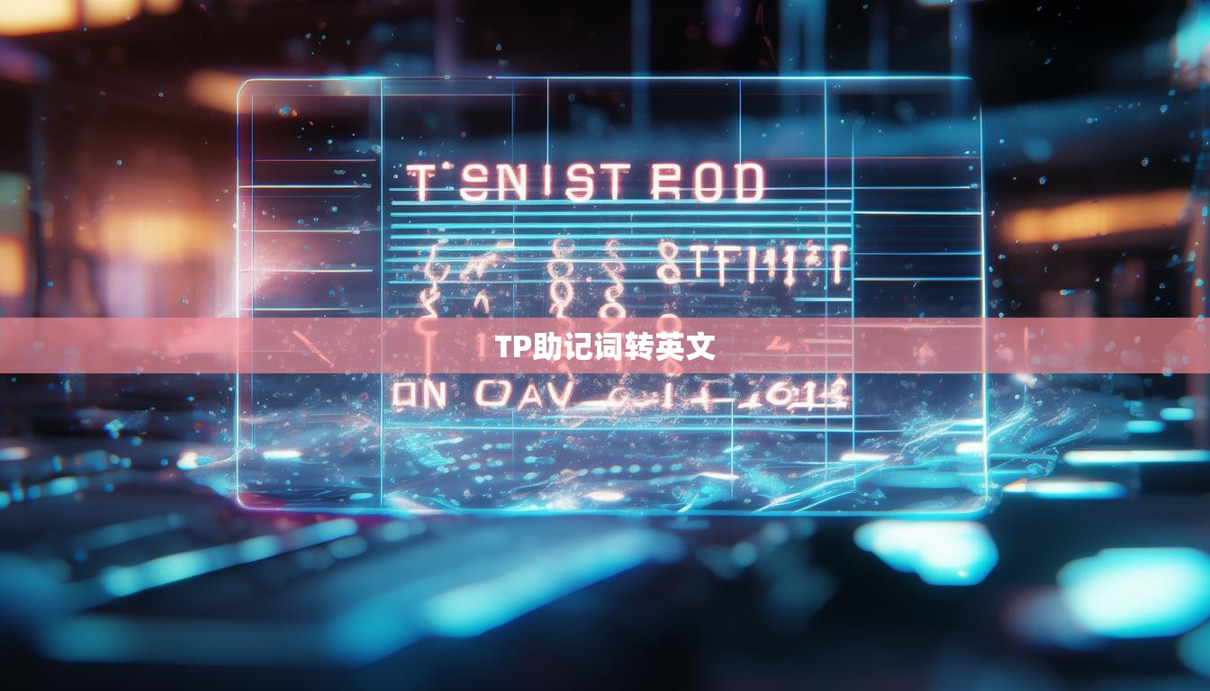 TP助记词转英文  第1张