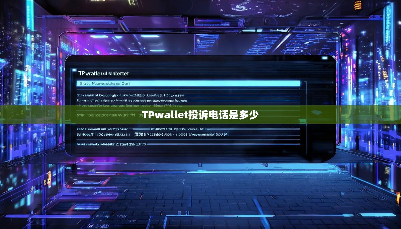 TPwallet投诉电话是多少