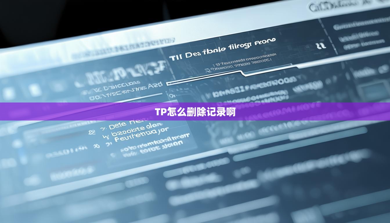 TP怎么删除记录啊